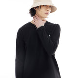 ベーシックマシュマロロングスリーブT/BASIC MARSHMALLOW LONG-SLEEVED T-BLACK
