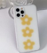 ブラーリングフラワーイェローフォンケース / Blurring Flower yellow Phone Case