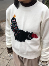 Cat tail knit