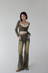 スワンプデニムパンツ/Swamp Denim Pants