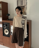 ベーシックリネンTシャツ (4 color)