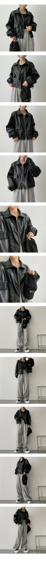 オフストリング2WAYレザージャケット / off-string two-way leather jacket