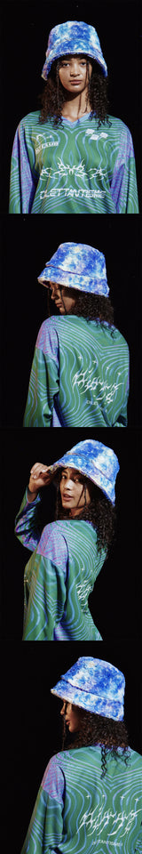エコファー バケットハット / CANDY BLUE ECO FUR BUCKET HAT
