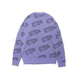 LOGO JACQUARD OVERSIZED FULL-OVER KNIT (KYTZ7NTR03W) (6541182402678)