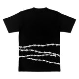 TZ BARBED WIRE TEE - BLACK