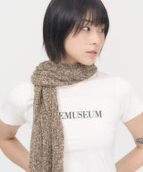 MIX KNIT MUFFLER (BEIGE)