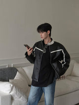 Uno Leather Biker Jacket