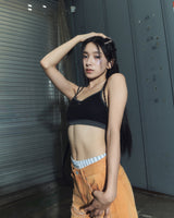 basic bra top - black