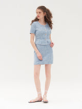 SUZY ROUND NECK TWEED JACKET_BLUE (6580890304630)