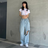 グラフィックプリントクロップドTシャツ / GRAPHIC PRINT CROPPED T-SHIRT