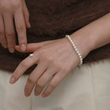 5mm パールブレスレット / 5mm pearl bracelet (L size)