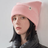 VA Label Square Beanie / Pink