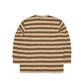 ワッペンロングスリーブ / BSR2223FWPO085 BS WAPPEN LONG SLEEVE KHAKI STRIPE