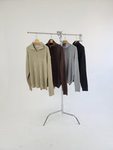 ASCLO Need U Half Zip Up Knit (4color)