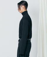 ハリスシルキータートルネックロングスリーブ / harris silky turtle neck long sleeve black