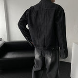 RU8314 Unbalanced Jean Jacket (2 colors)