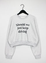 シュークロップスウェットシャツ / Shoe Crop Sweatshirt (3color)