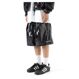 Cロゴワンタックサテンショートパンツ / C LOGO ONE TUCK SATIN WIDE SHORT PANTS