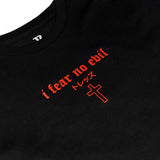 I FEAR NO EVIL SS TEE - BLACK/RED (6635179966582)