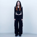 Corset Hoodie [Black]