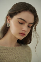FLEUR earring_silver