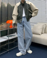 ソルトライトワイドデニムパンツ / SI Salt Light Blue Long Wide Denim Pants (1 color)