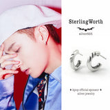 キャットクロウ65シルバーフープイヤリング / Catclaw 65 silver hoop earring (4593030004854)