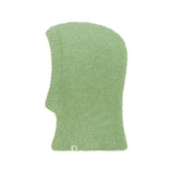 Monogram Label Soft Knit Balaclava Lightgreen