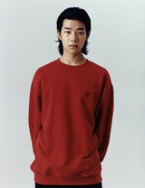 セラーロゴ刺繡スウェットシャツ/SELLER LOGO EMB SWEATSHIRT BLACK(CV2CFUM460A)