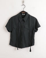 Oa tie set pocket collar southern shirt