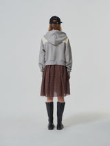 HEAVY WEIGHT MULTI COLOR CROP HOOD ZIP UP (6682316472438)