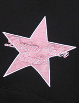スターロゴクロップドフーディー / W STAR LOGO CROPPED HOODIE BLACK(CV2CFFM401A)