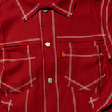 frayed raw edge wool jacket