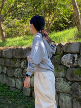 Robin basic crop hoody