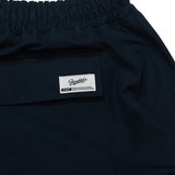 ロゴコットンスーパーワイドパンツ / BSR2223FWPT006 LOGO COTTON SUPER WIDE PANTS NAVY