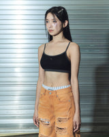 basic bra top - black