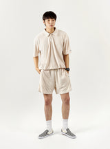 TERRY EASY SHORTS cream (6581471215734)