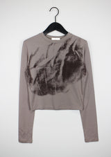 ファジープリンティングTシャツ / Fuzzy Printing T-shirt (3color)