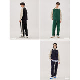 ラザストリングカラースウェットシャツ / Raza String Collar Sweatshirt (3color)
