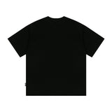 フラワーリーフロゴTシャツ / flower leaf logo t-shirts - BLACK
