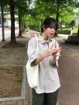 エッセンシャルハーフシャツ