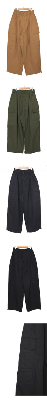ワイドバルーンストリングカーゴパンツ / Wide Balloon String Cargo Pants