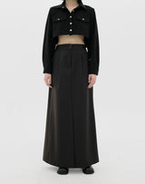 ダーソンクロップシャツジャケット / Derson Crop Shirt Jacket (2color)