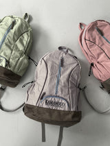 カマン配色ジッパースポーティバックパック/Kaman Contrast Zipper Sporty Backpack