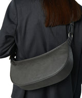 Hバックルソフトレザーホボバッグ / H-Buckle Soft Leather Hobo Bag (gray)