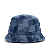 BBD Patchwork Denim Bucket Hat (Blue)