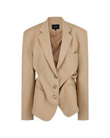 ピンチドテーラードジャケット / DOZI - Pinched Tailored Jacket _ Beige
