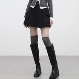 Weevil cargo pleated skirt
