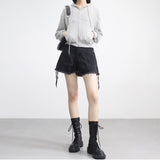 Rant see-through linen zip-up