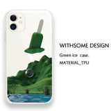 フォレストグリーンアイフォンケース/Forest Green Phone Case